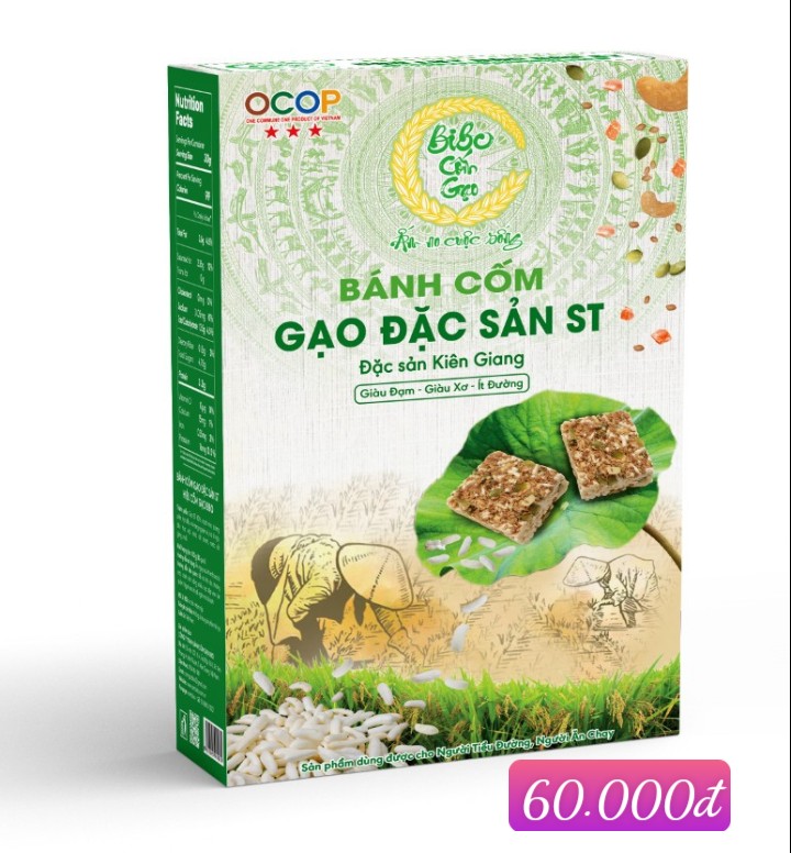 Bánh cốm gạo lứt đặc sản ST